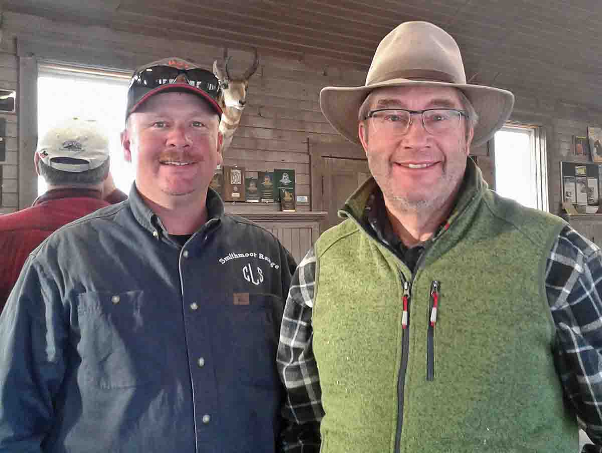 All smiles…Cody Smith (left) and Michael Rix (right) at the Jim Gier Memorial Schuetzenfest.